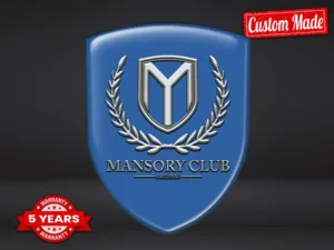 Mansory Autocollants Logo Vinyle Résistants Universel Qualité